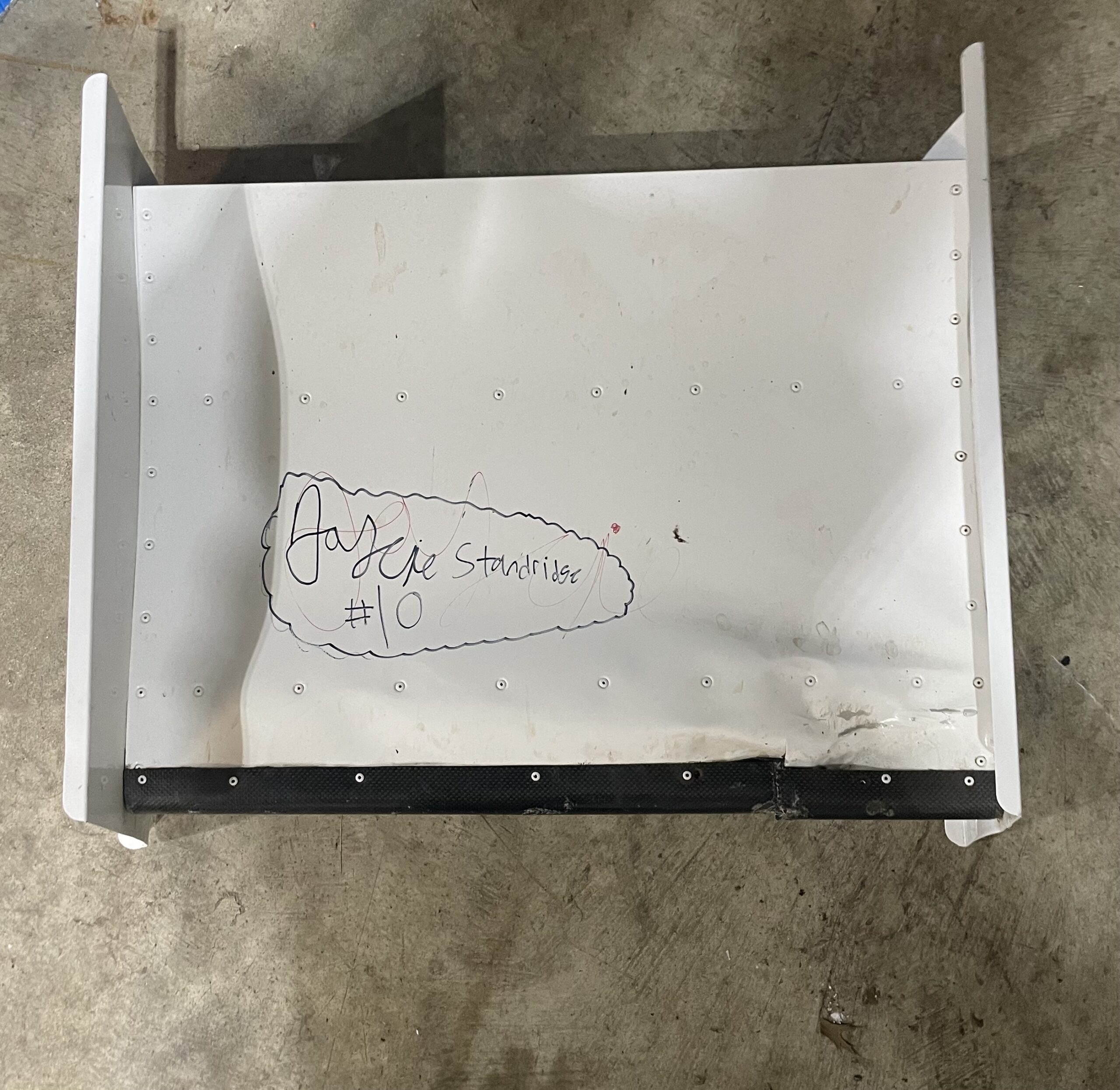 Jaycie Standridge autographed 2025 nose wing